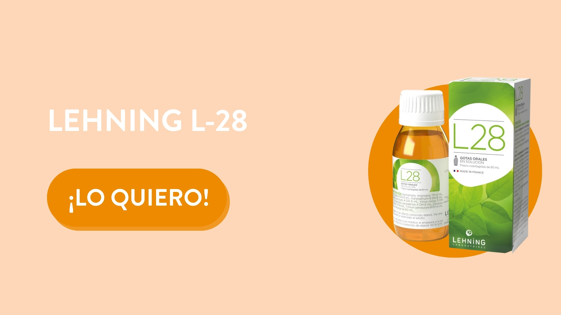 Lehning L-28 para piernas cansadas